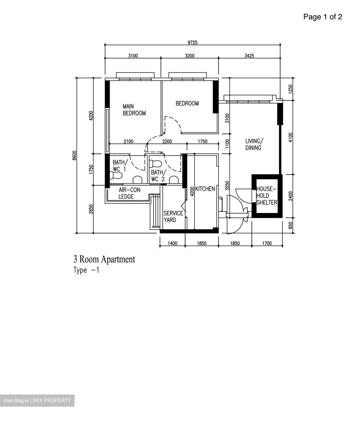 Spring Haven Jurong (Jurong West), HDB 3 Rooms For Sale 100703301